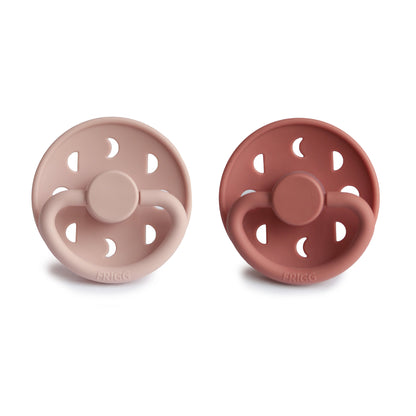 FRIGG Moon Silicone Pacifier 2-Pack