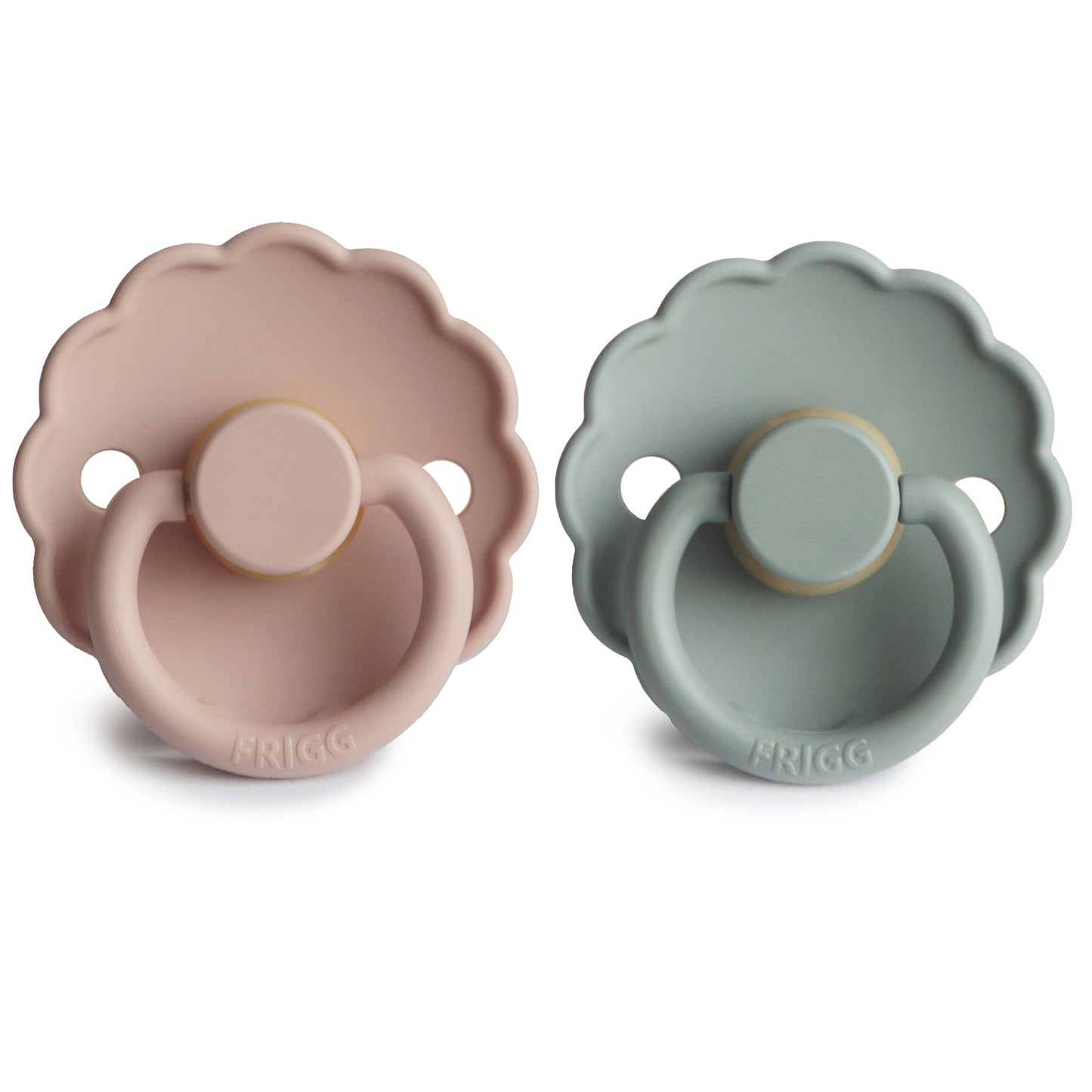 FRIGG Daisy Natural Rubber Pacifier 2-Pack - Ivory Soul