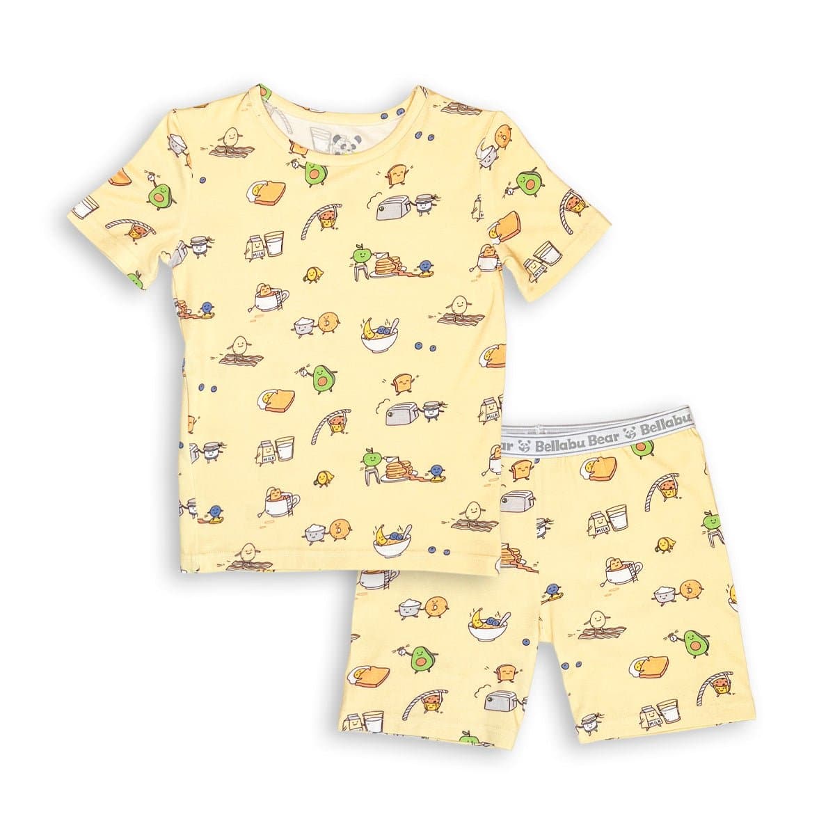 Love You Brunches Bamboo Kids Pajama Short Set