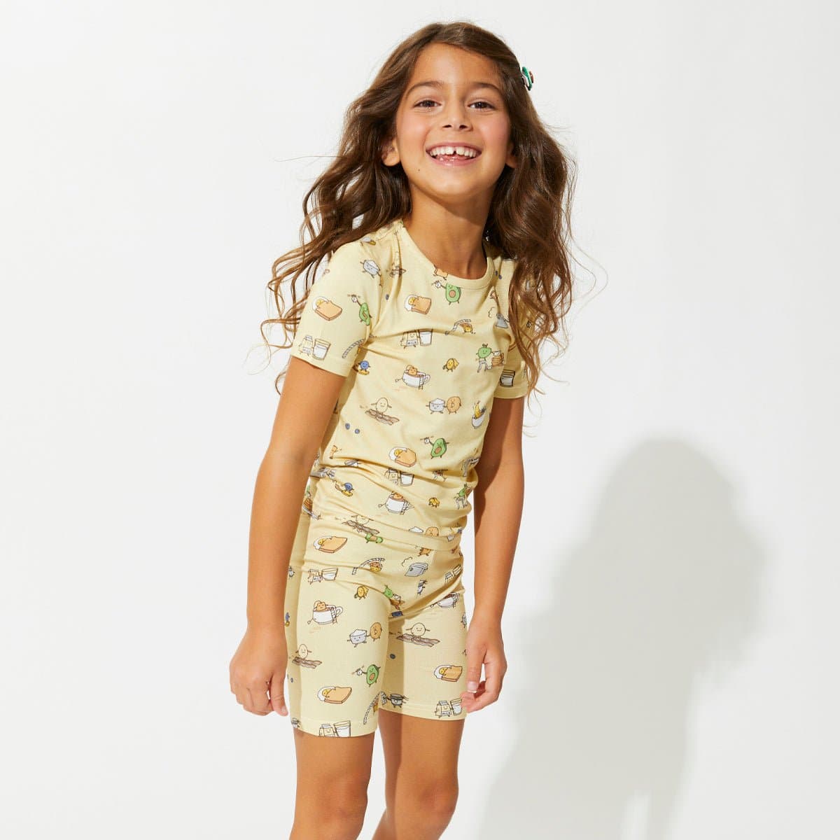 Love You Brunches Bamboo Kids Pajama Short Set