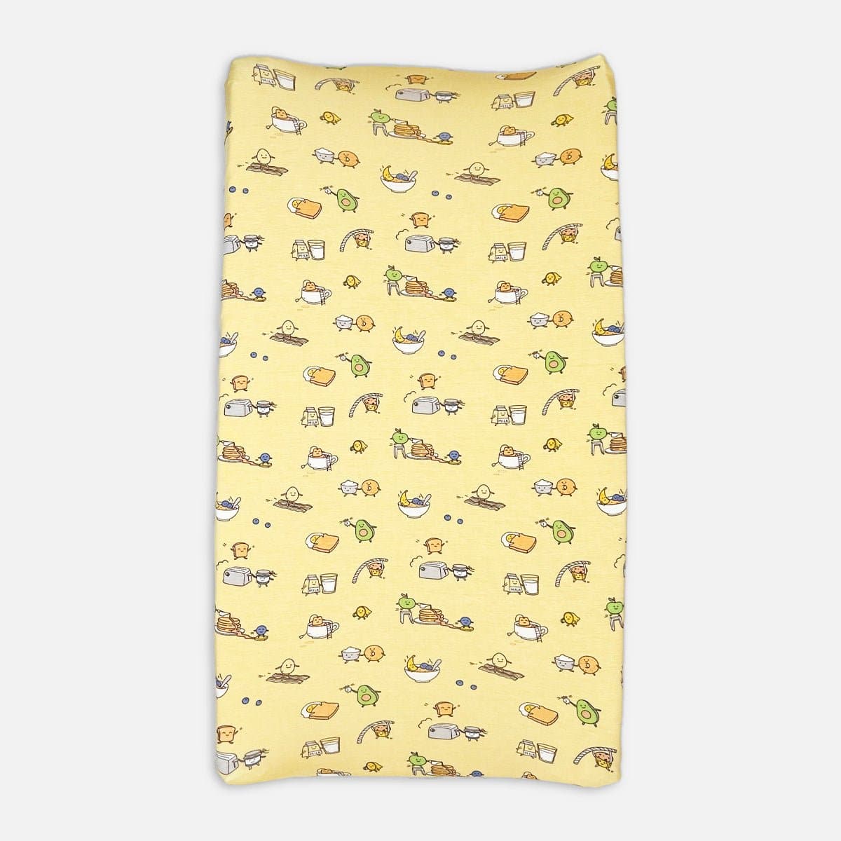 Love You Brunches Bamboo Changing Pad Cover - Ivory Soul