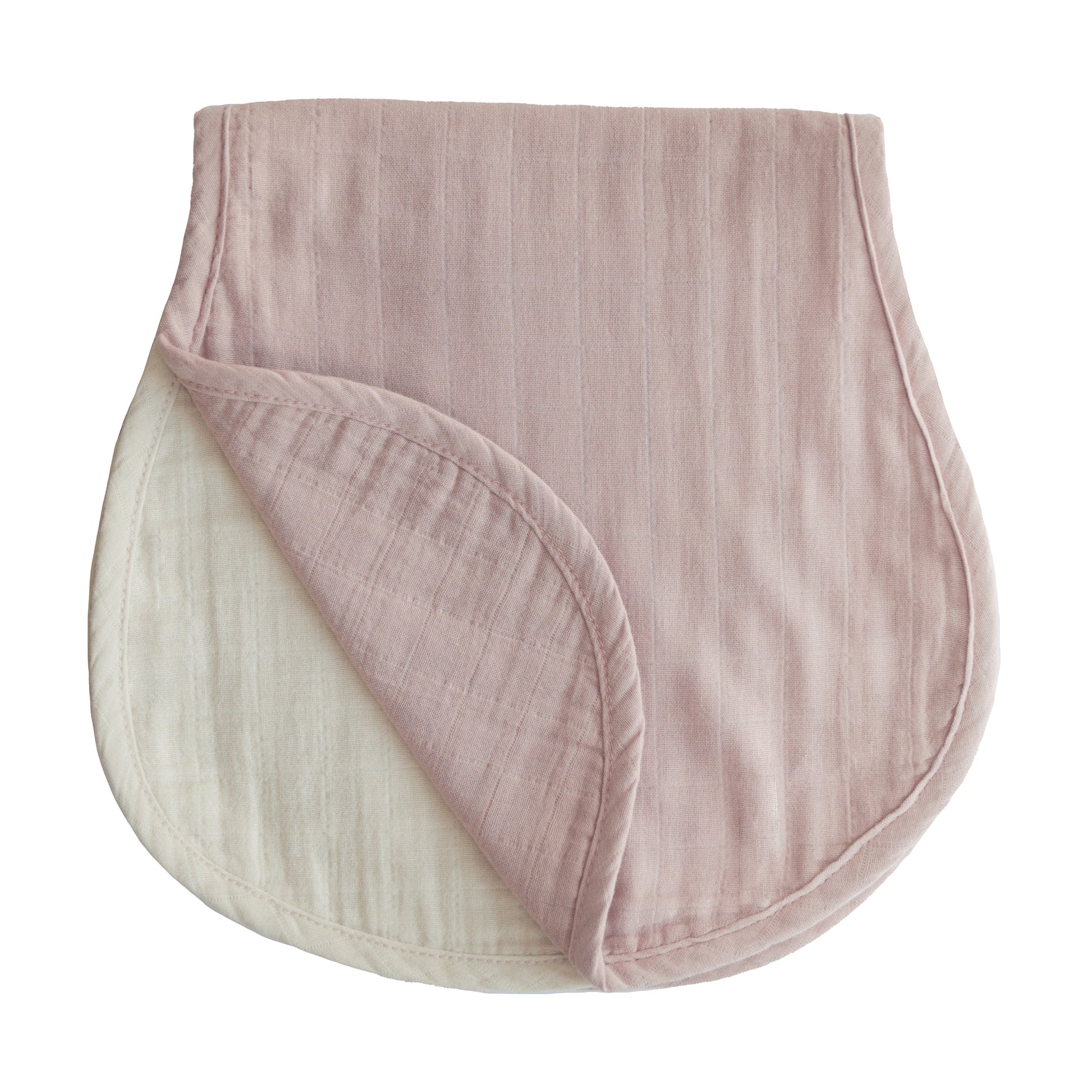 Organic Cotton Muslin Burp Cloth 2-Pack - Ivory Soul