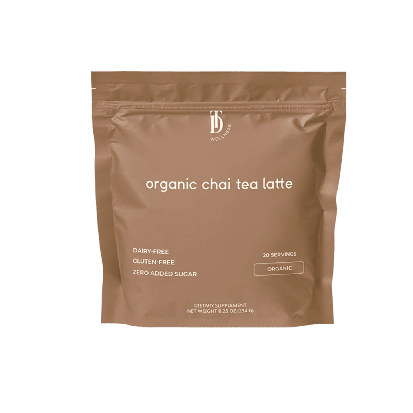 organic chai tea latte