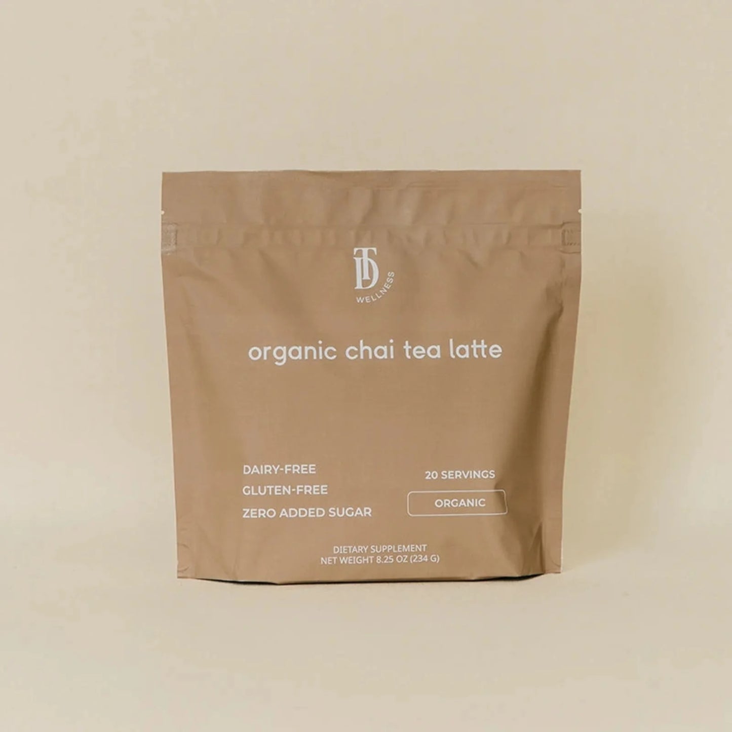 organic chai tea latte