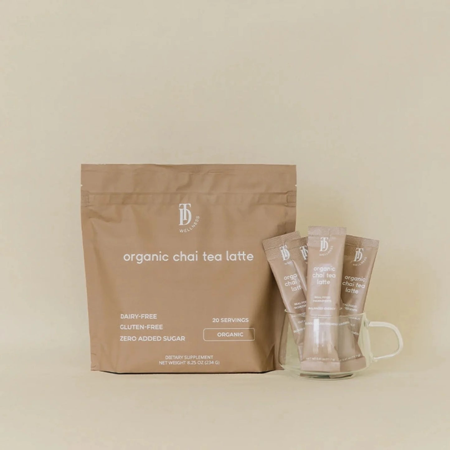 organic chai tea latte