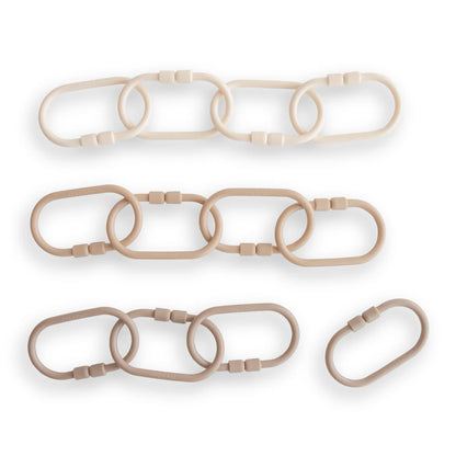 chain link rings - Ivory Soul