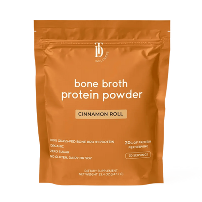 cinnamon roll bone broth protein