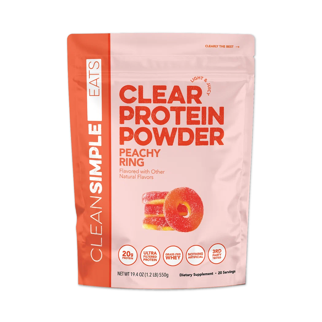 peachy ring clear protein powder | 20 servings