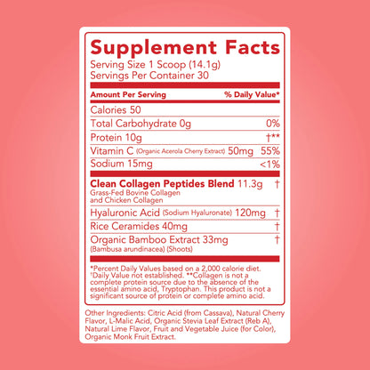 cherry ice collagen + beauty blend | 30 servings