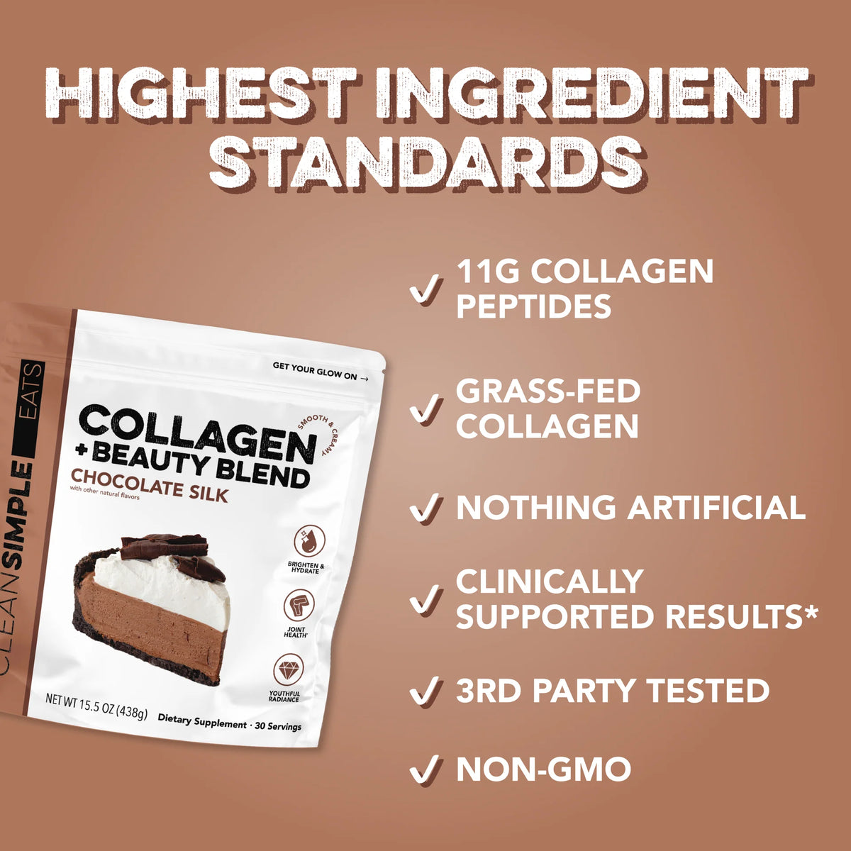 chocolate silk collagen + beauty blend | 30 servings