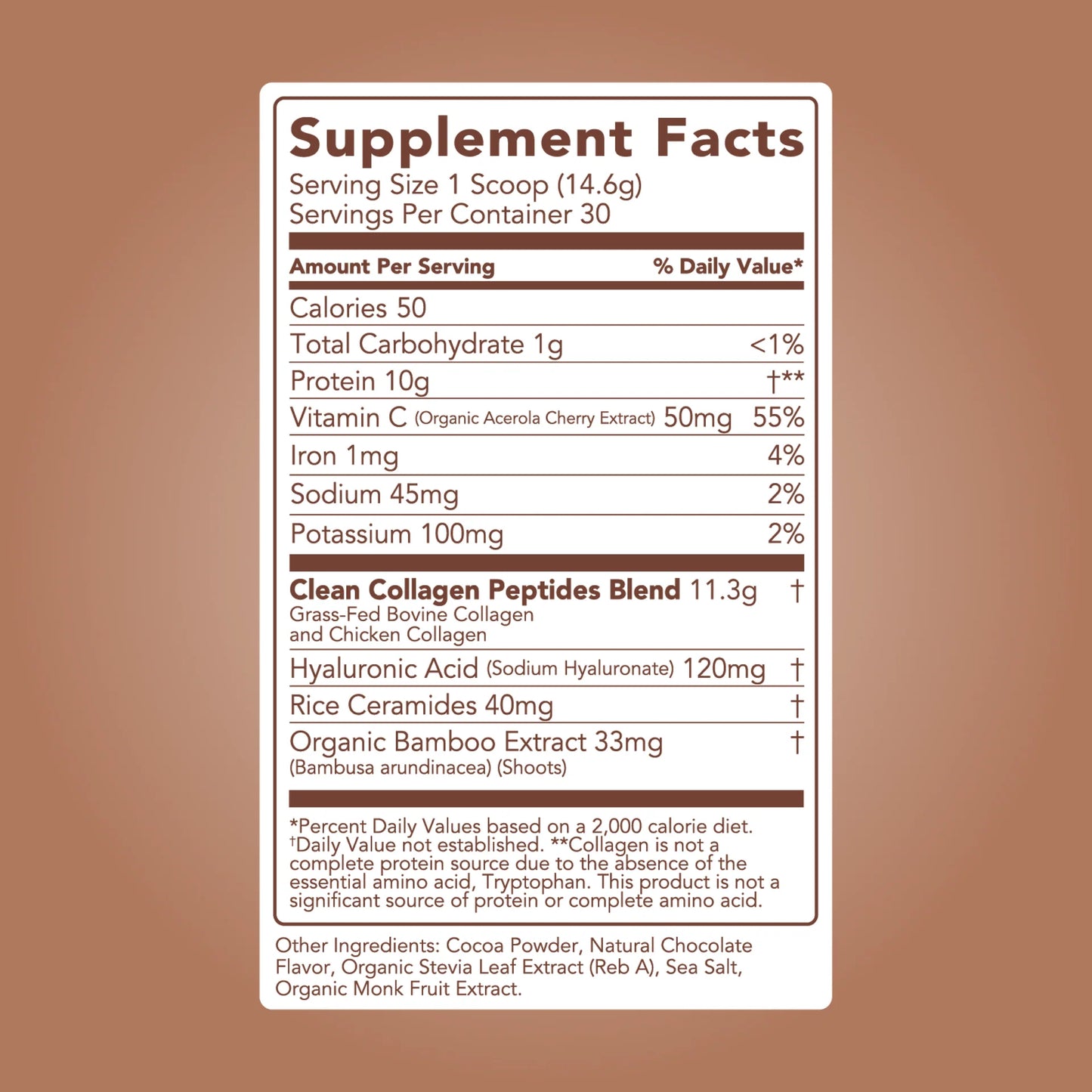 chocolate silk collagen + beauty blend | 30 servings