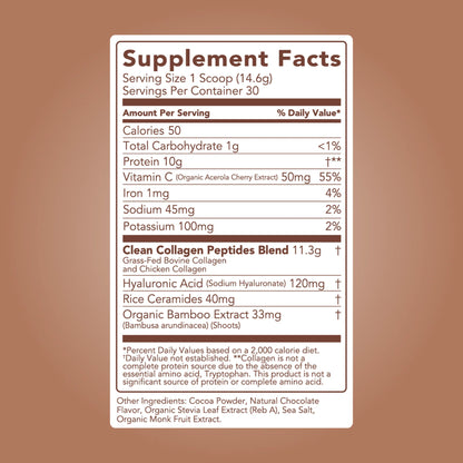 chocolate silk collagen + beauty blend | 30 servings
