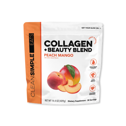 peach mango collagen + beauty blend | 30 servings