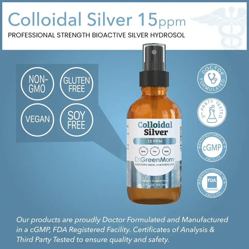 colloidal silver, spray