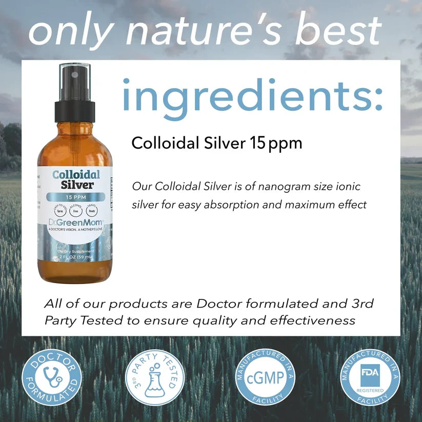 colloidal silver, spray