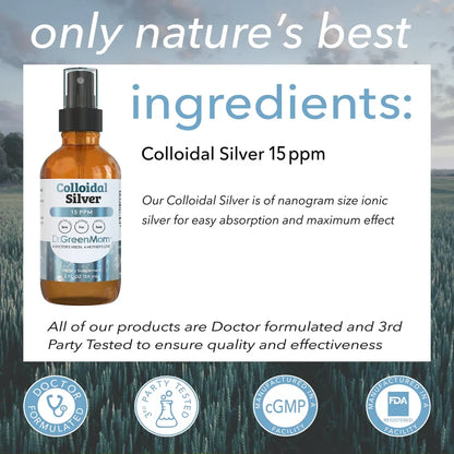 colloidal silver, spray