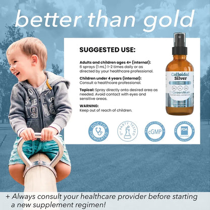 colloidal silver, spray