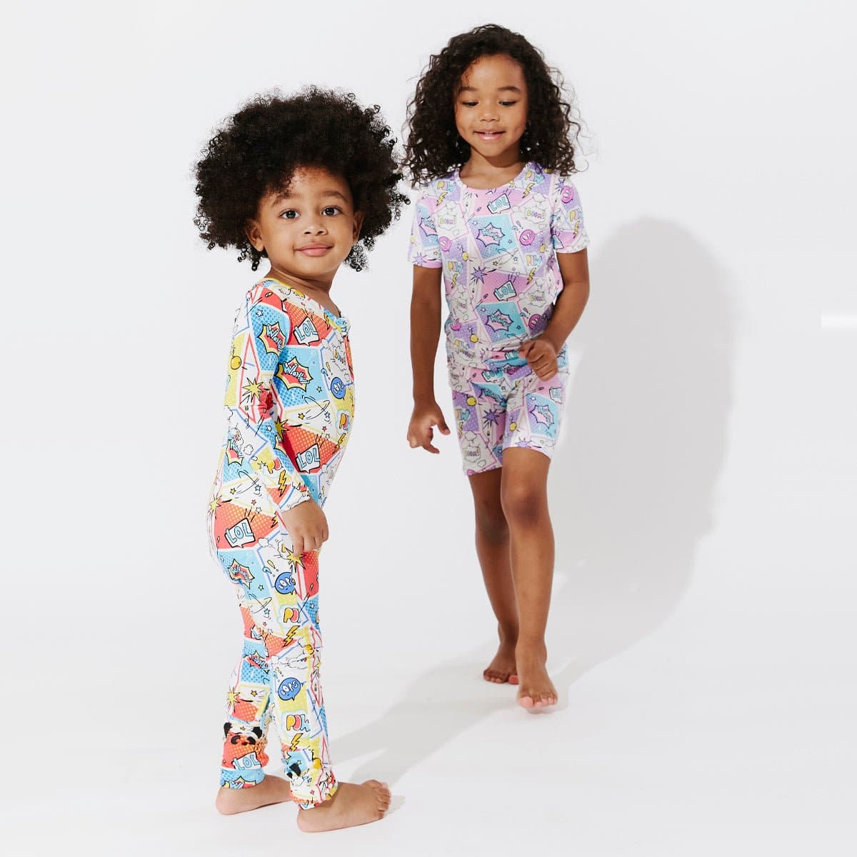Comic Hero Bamboo Convertible Footie - Ivory Soul