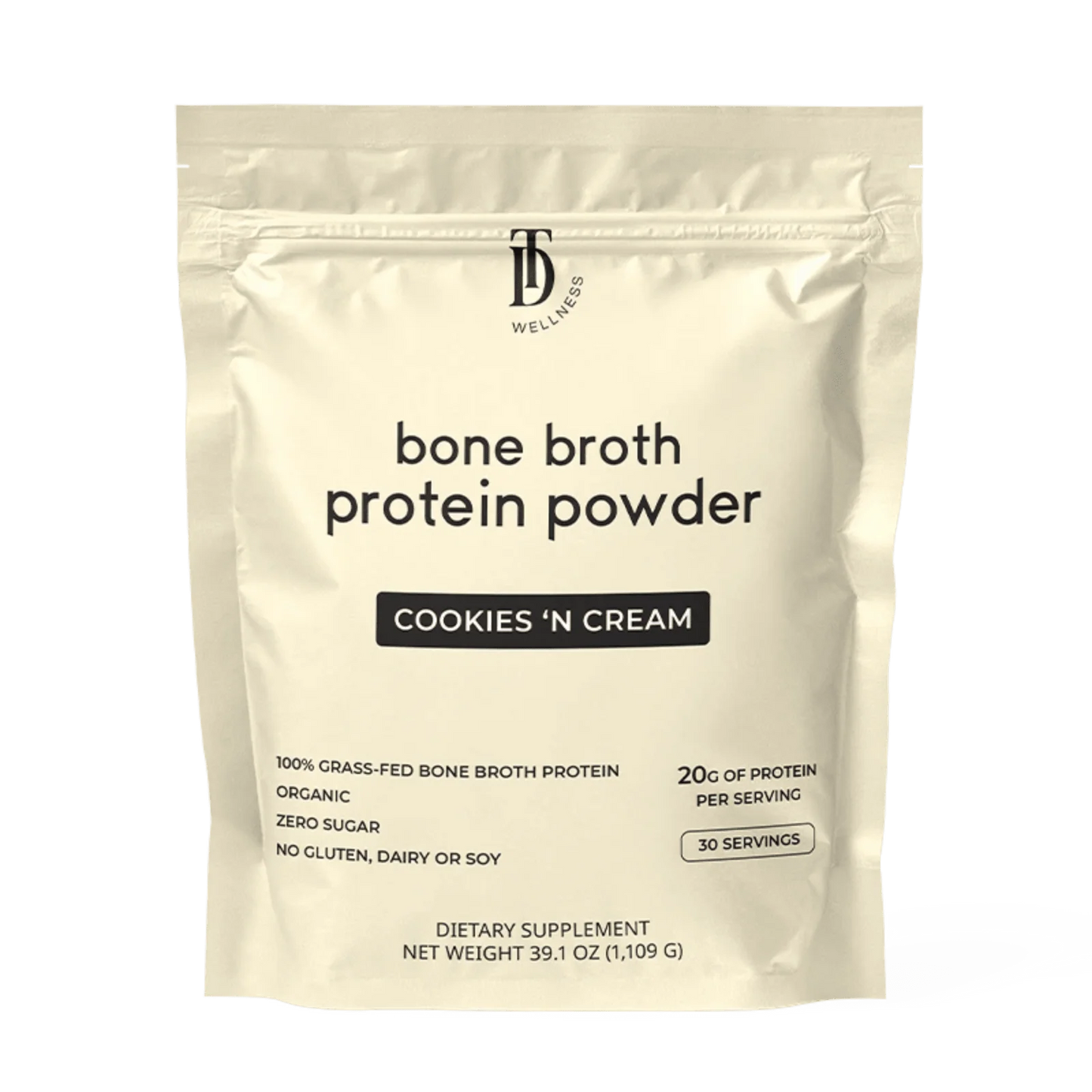 cookies 'n cream bone broth protein