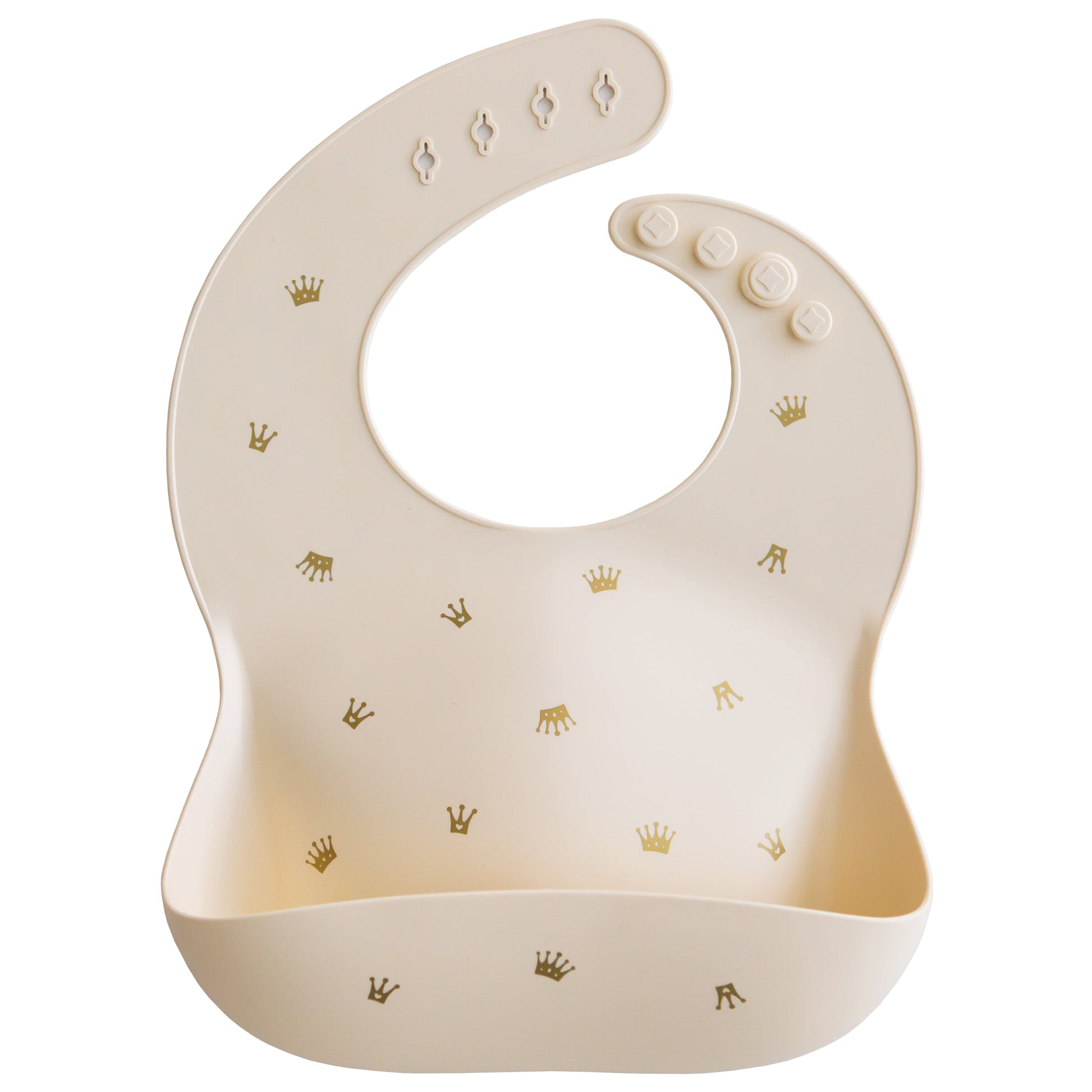 Silicone Baby Bib - Ivory Soul