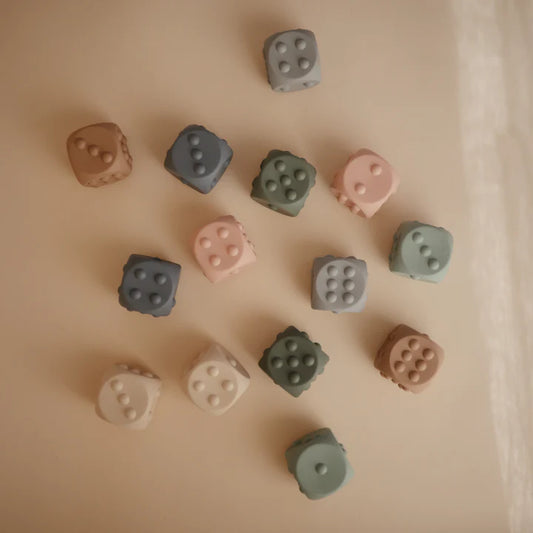 dice press toy, two pack