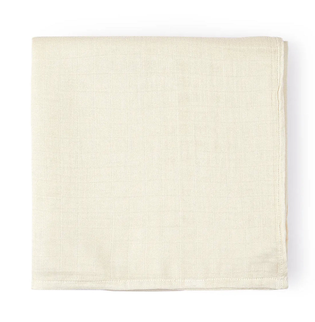 bamboo muslin baby swaddle - Ivory Soul