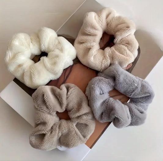 fuzzy scrunchies