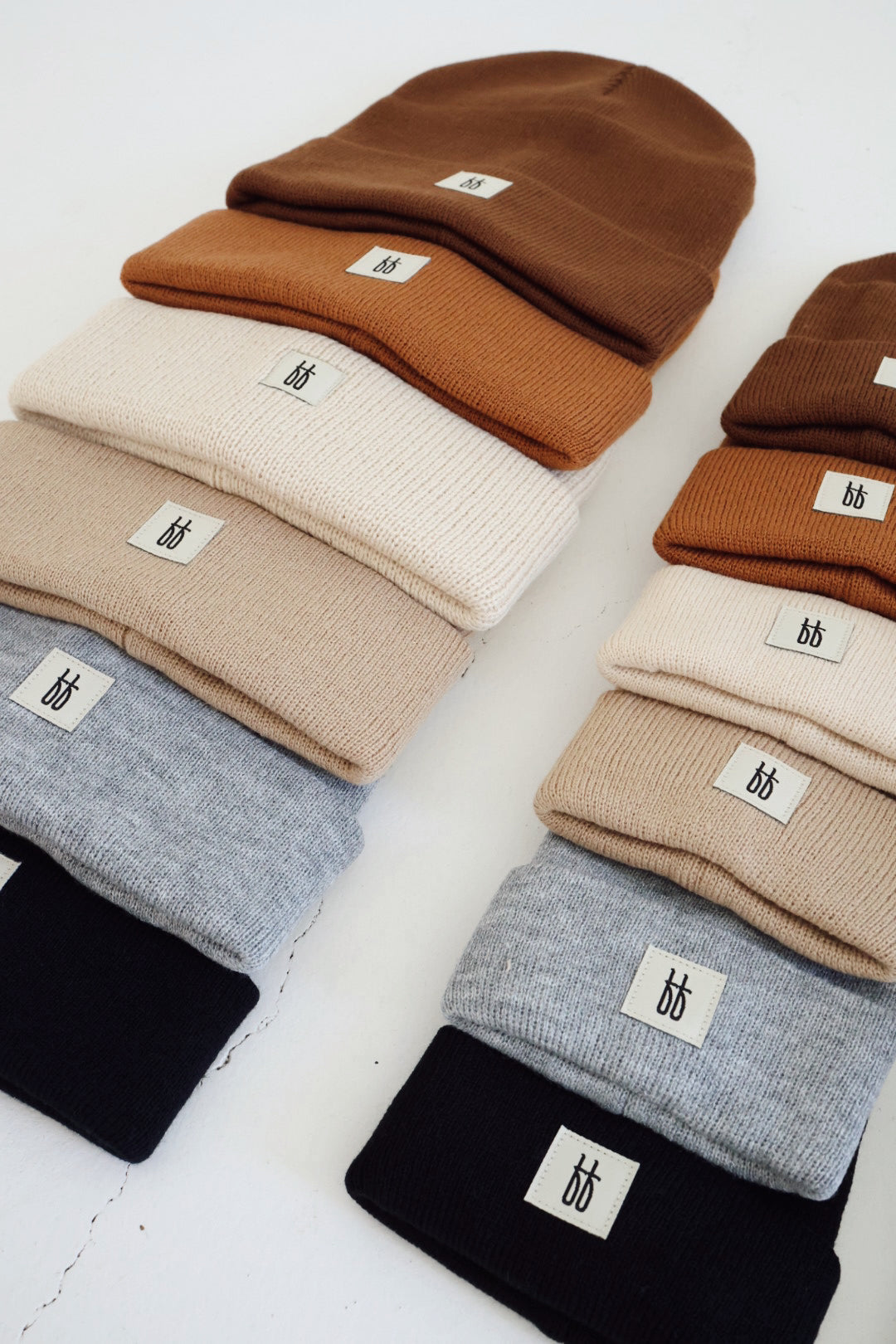 ff Knit Beanie | Taupe - Ivory Soul