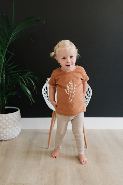 Oatmeal Organic Leggings