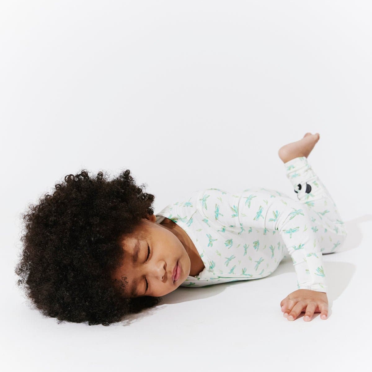 Dragonfly Bamboo Convertible Footie - Ivory Soul