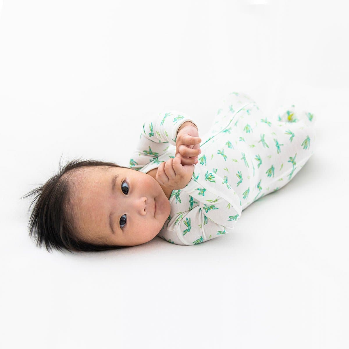 Dragonfly Bamboo Convertible Footie - Ivory Soul