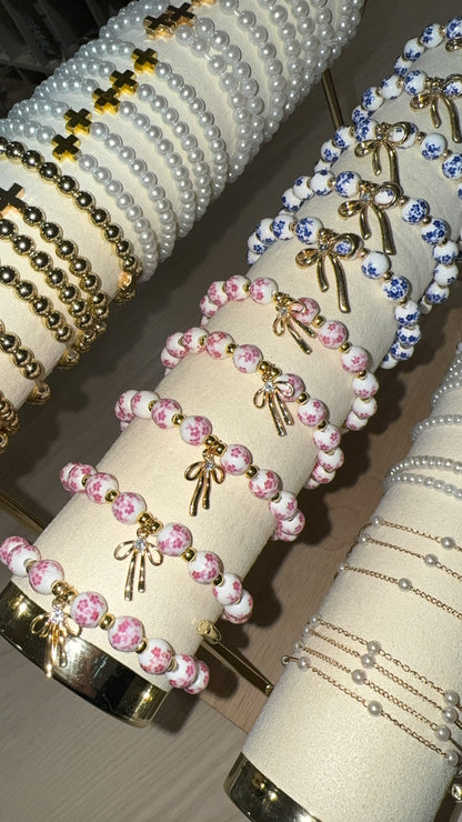 bloom + bow bracelets
