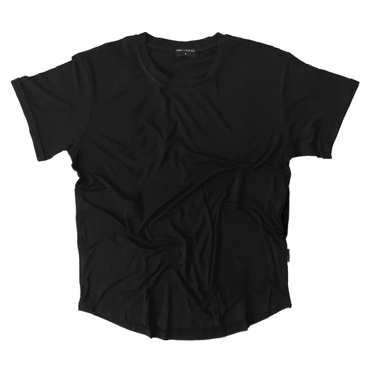 ADULT - BAMBOO BASIC TEE - BLACK