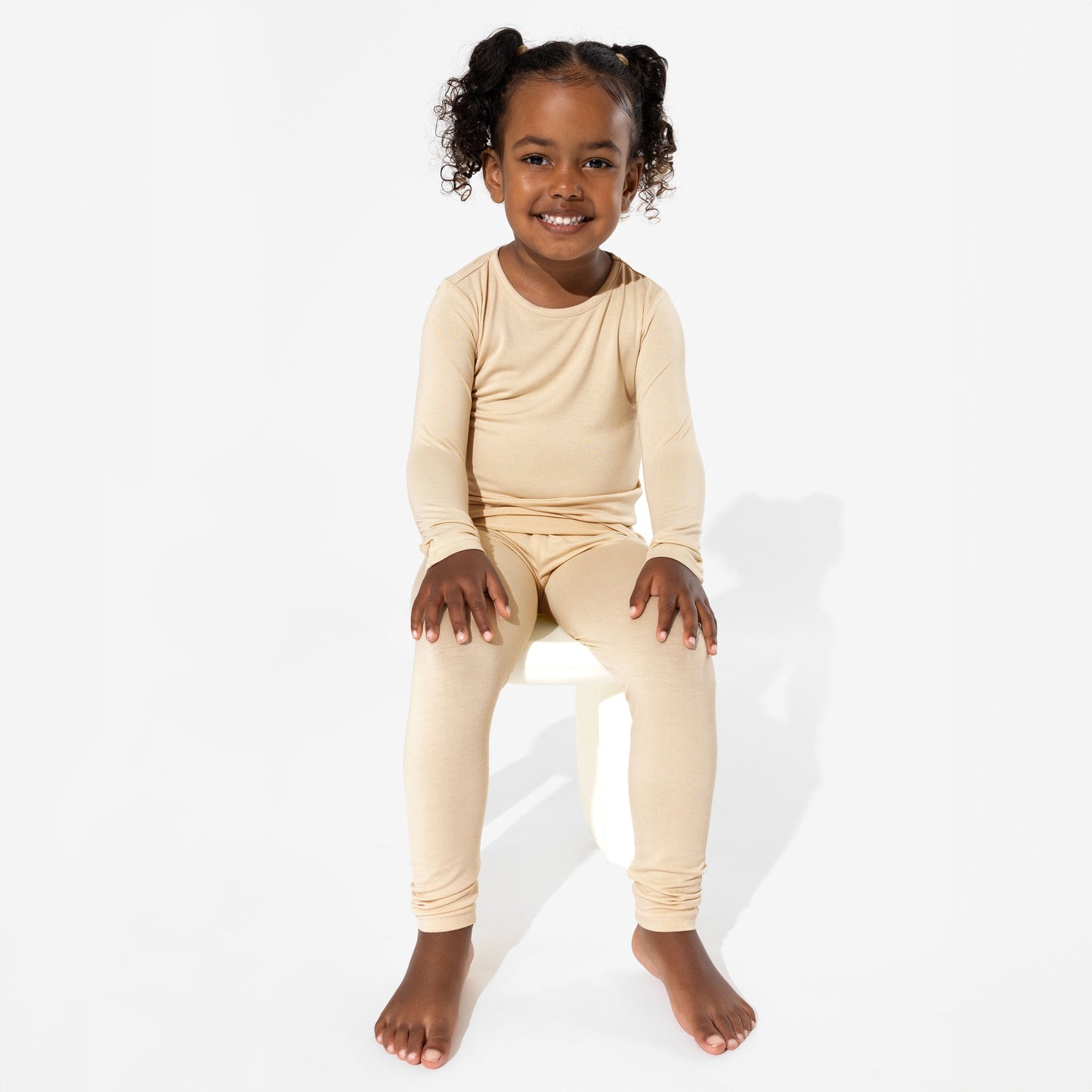 Oat Bamboo Kids Pajamas - Ivory Soul