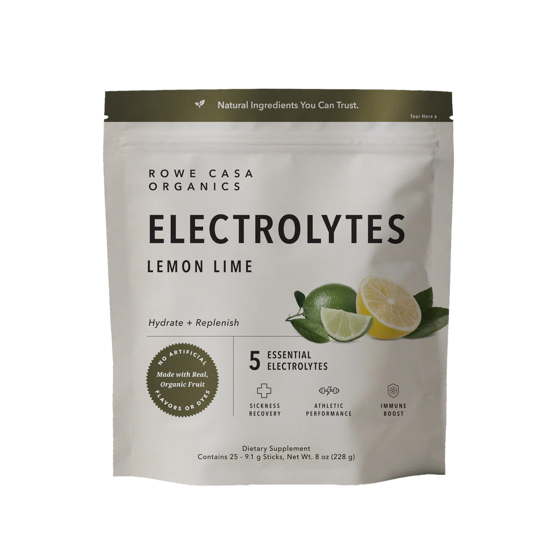 lemon lime electrolytes - single serving pack