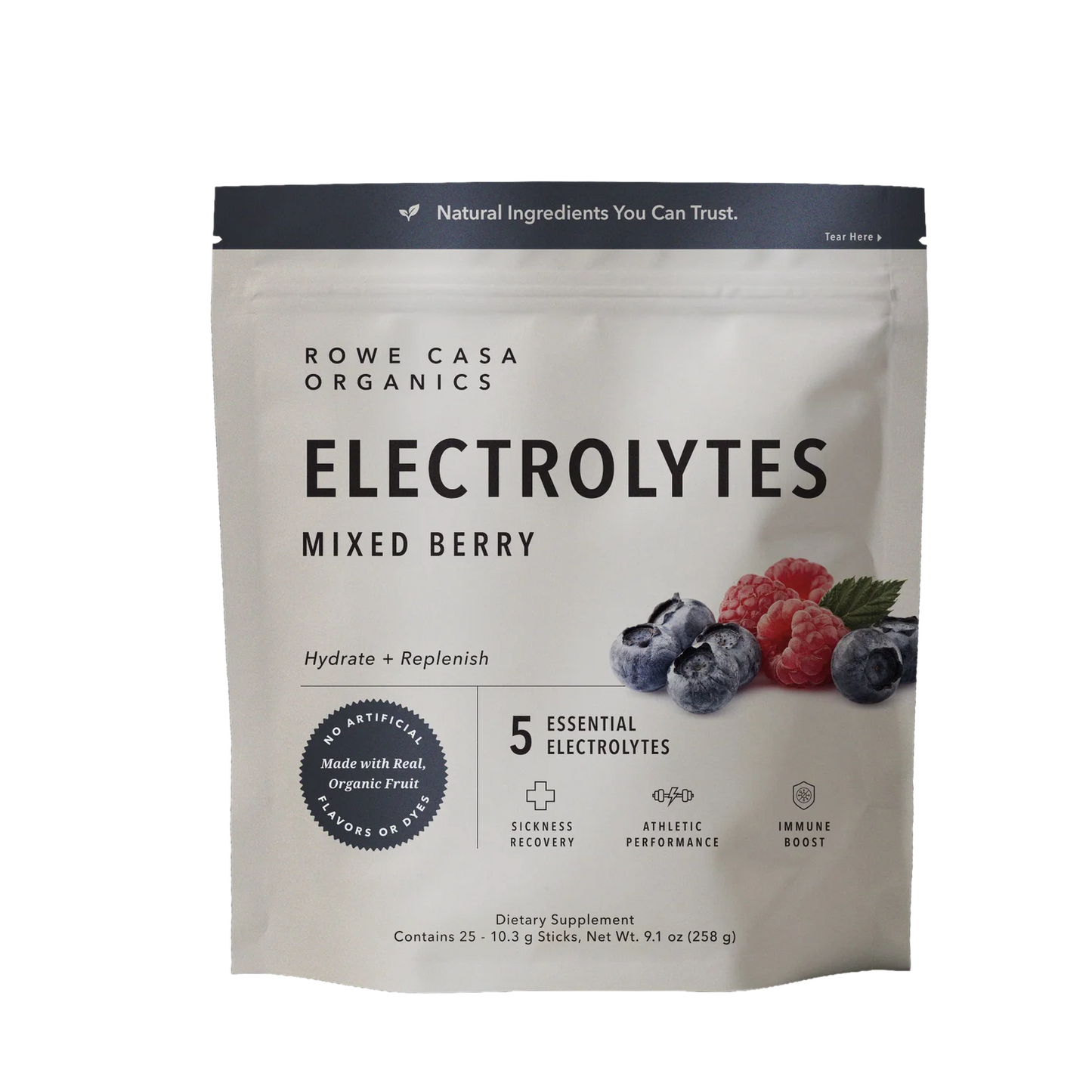 mixed berry electrolytes - single serving pack