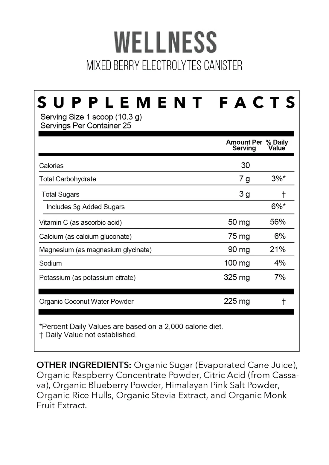 mixed berry electrolytes - canister