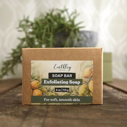 exfoliating soap- for soft, smooth skin