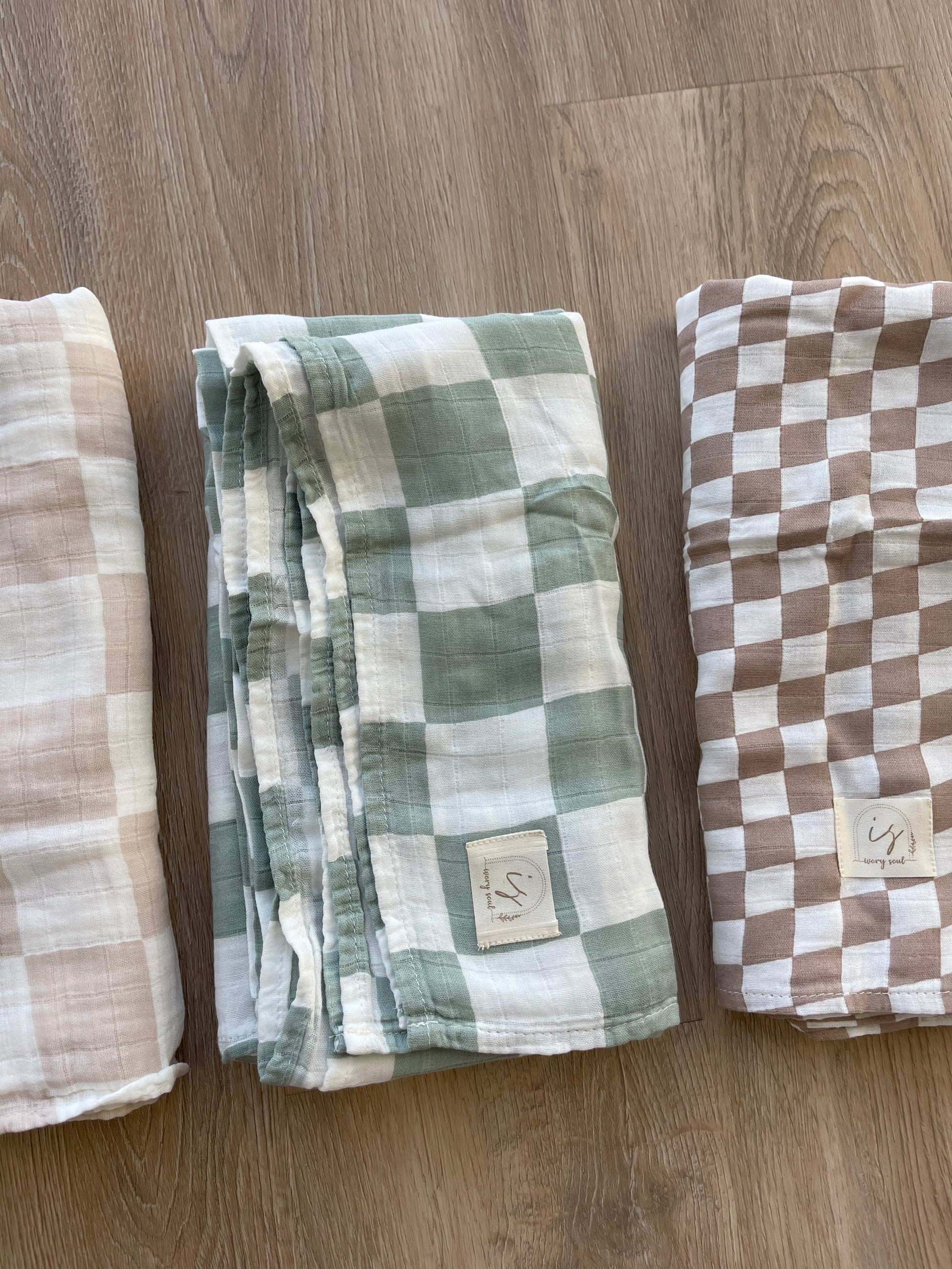 muslin baby swaddle - Ivory Soul