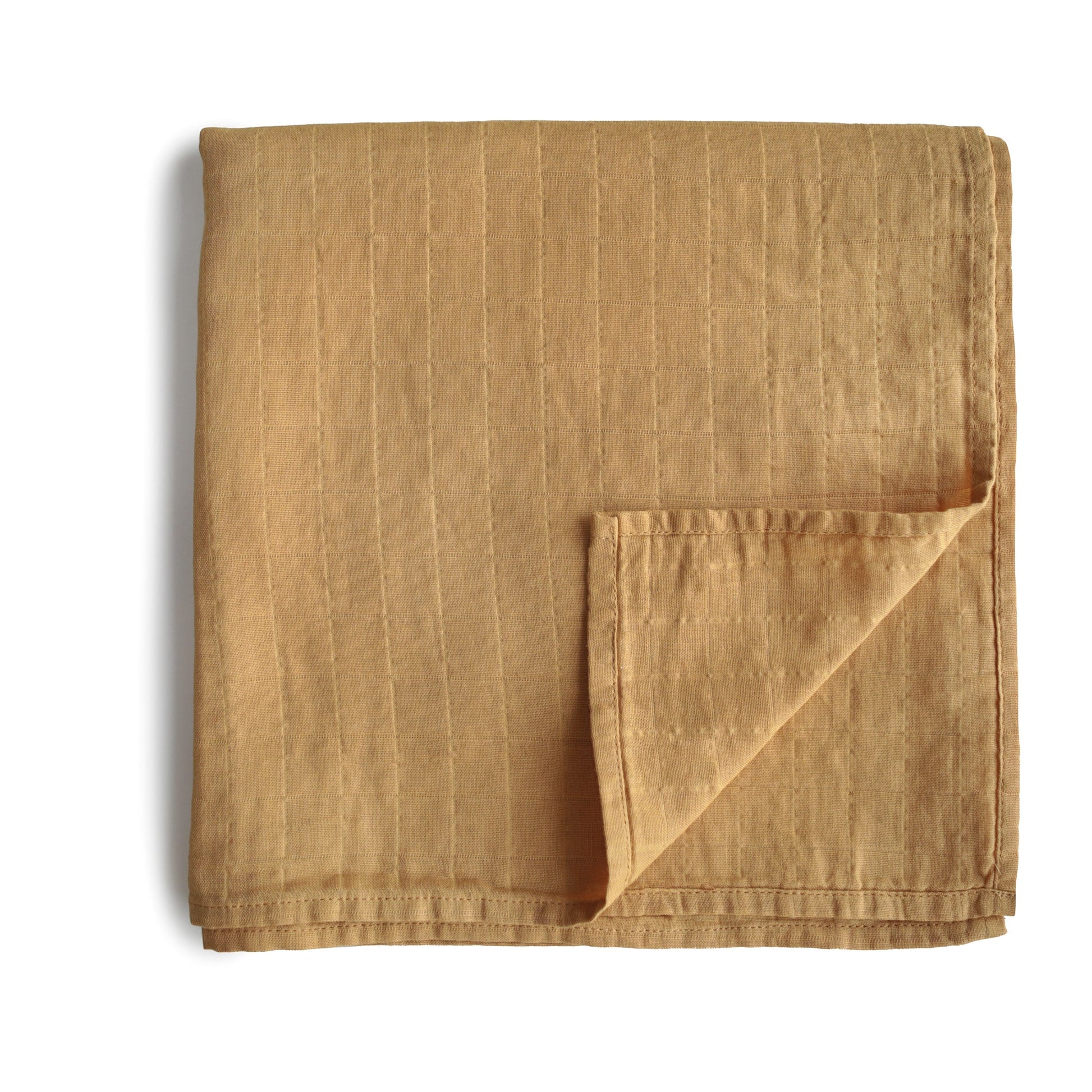 Organic Cotton Muslin Swaddle Blanket - Ivory Soul