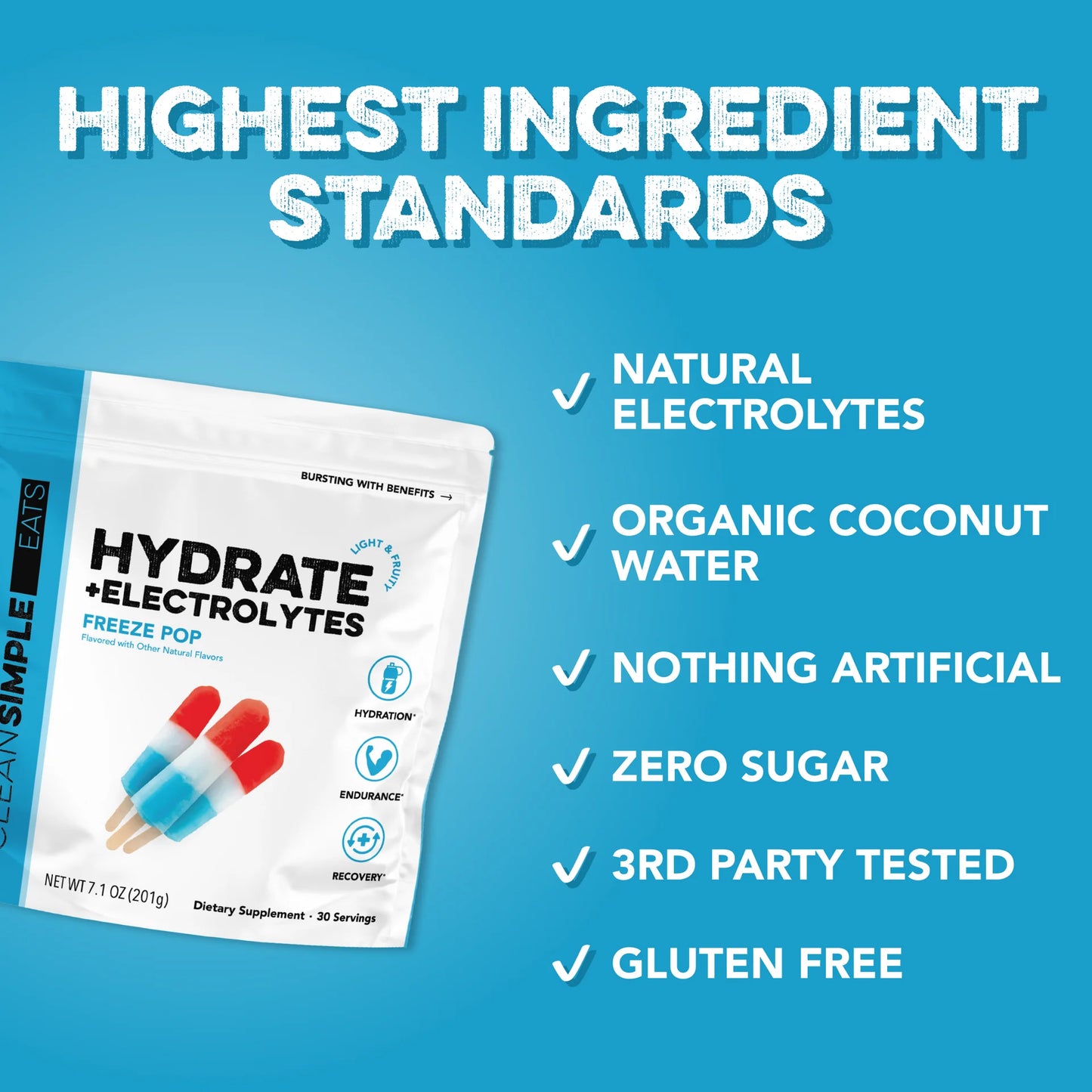 freeze pop hydrate + electrolytes | 30 servings