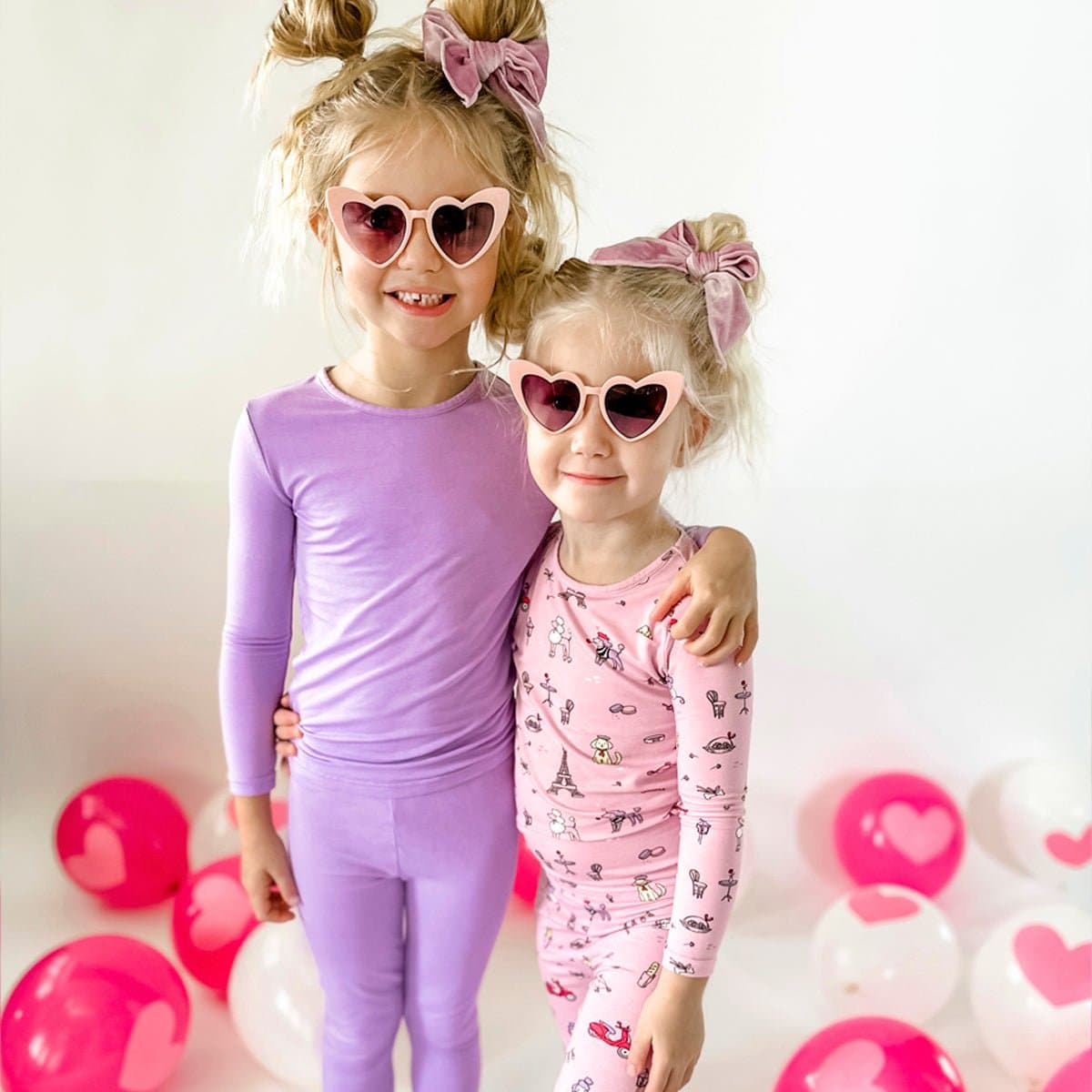 Lavender Bamboo Kids Pajamas