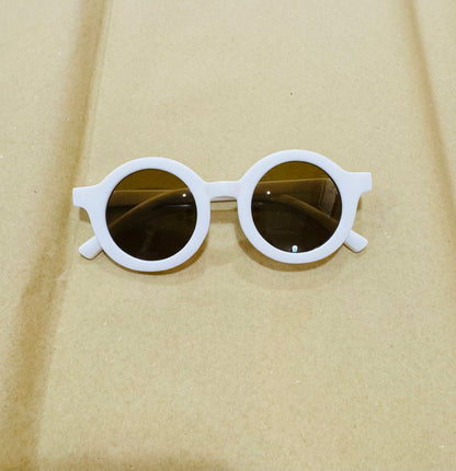 vintage round kids sunglasses - solid colors