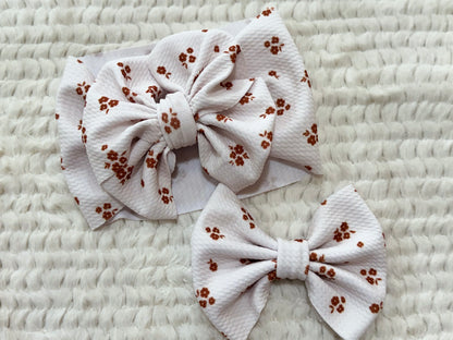 orange blossom bow