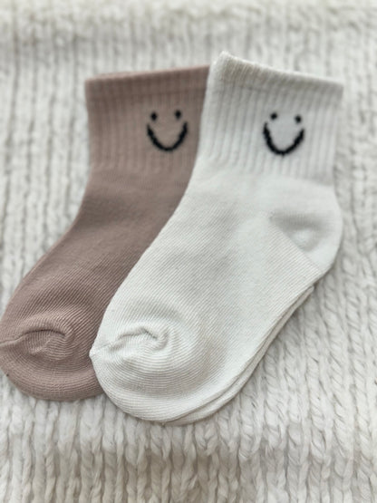 happy face socks - Ivory Soul