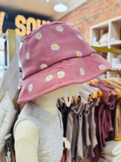 floral summer bucket hat