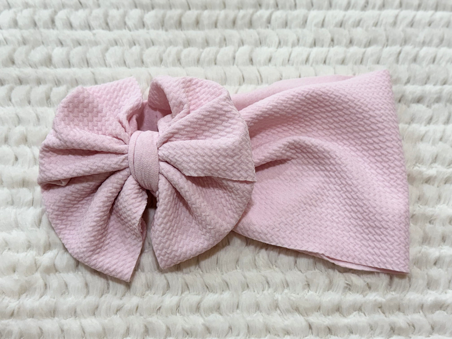 light pink bow