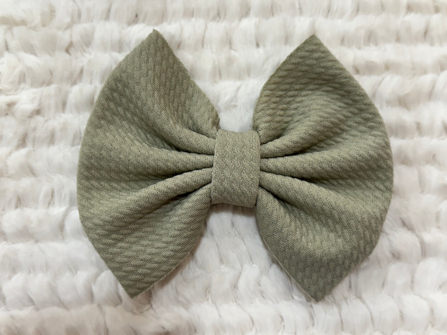 seafoam green bow