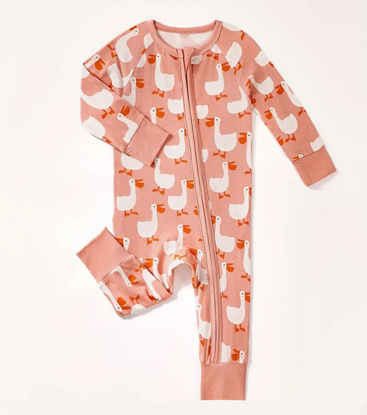 pink goose bamboo pajamas