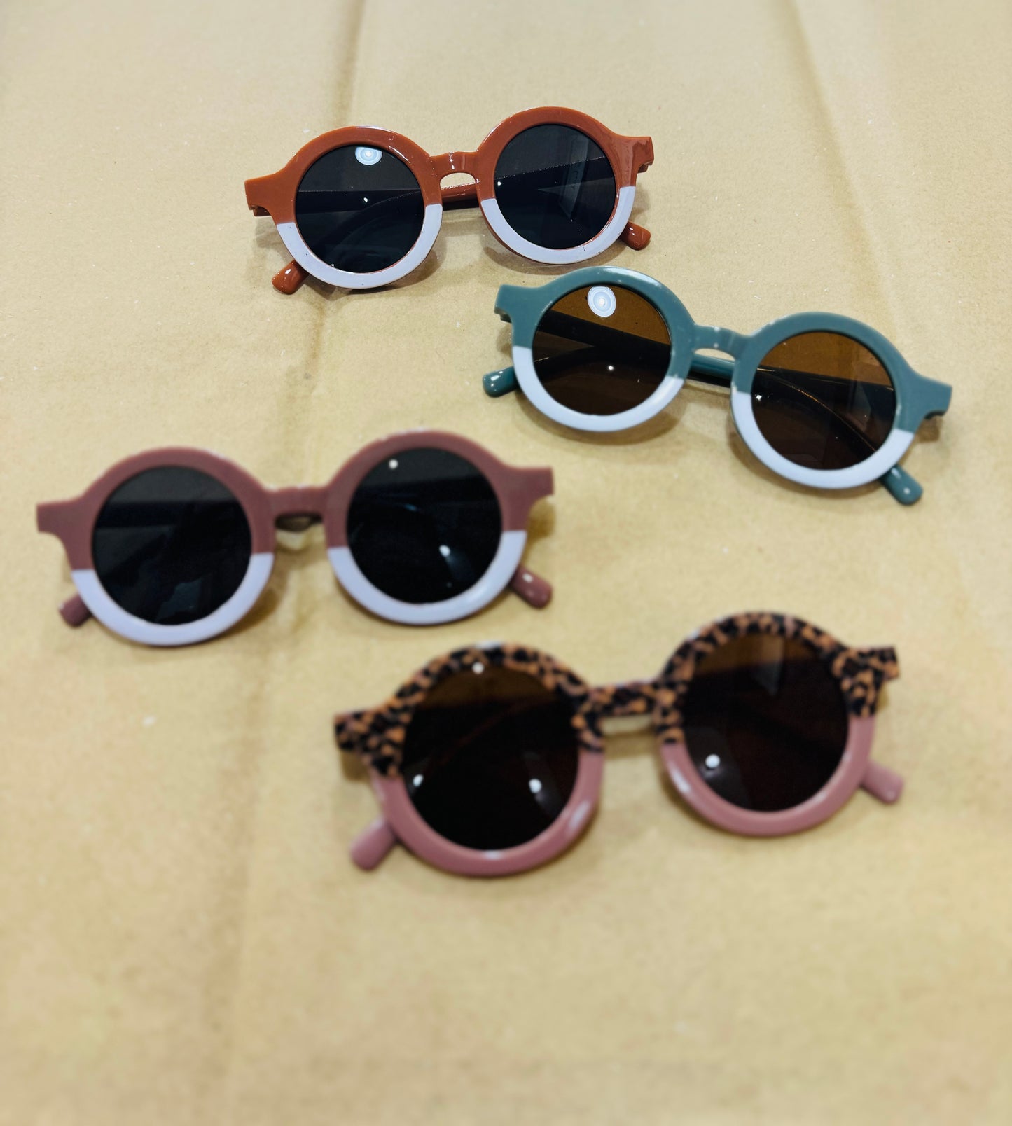 vintage round kids sunglasses